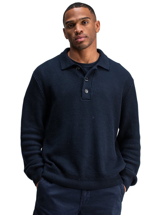 Trui Galway Butcher of Blue donkerblauw - Image 1