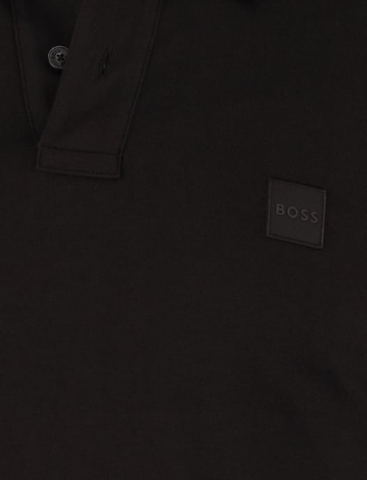 Boss Orange Passerby bruin effen lange mouw polo - Image 4