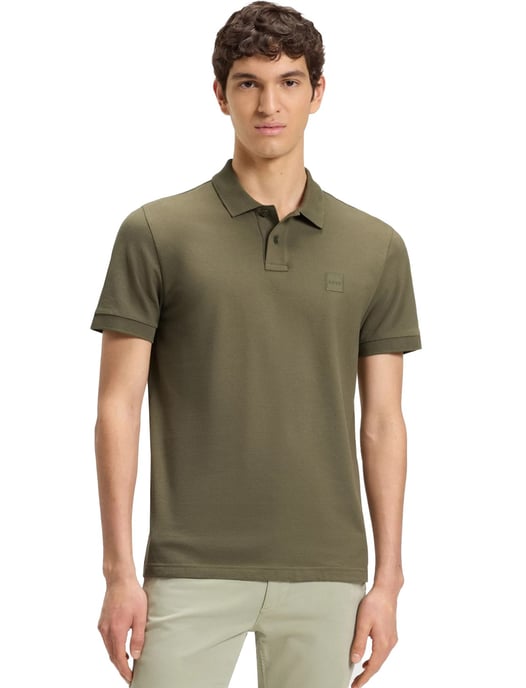 poloshirt Boss Orange groen 2-knoops - Image 1