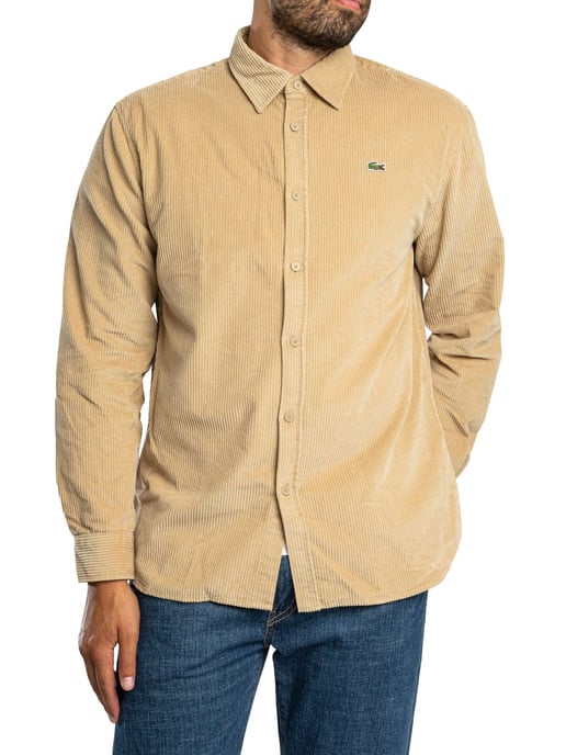 Lacoste Casual Overhemd, Beige - Image 2