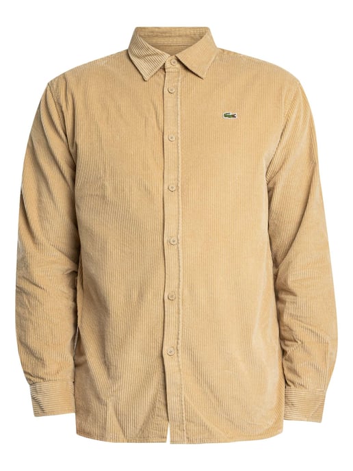 Lacoste Casual Overhemd, Beige - Image 6