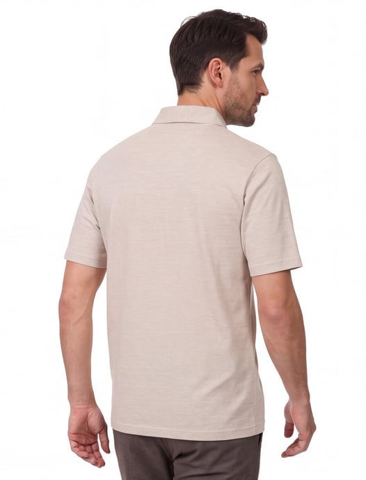 Casa Moda polo beige melange regular fit - Image 2