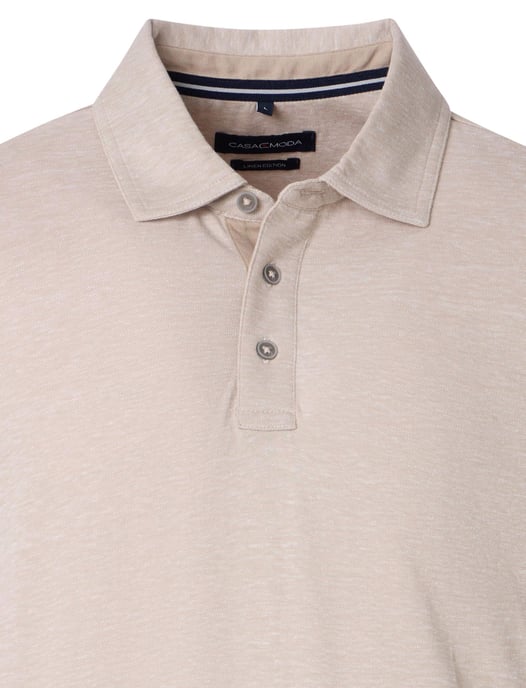Casa Moda polo beige melange regular fit - Image 3