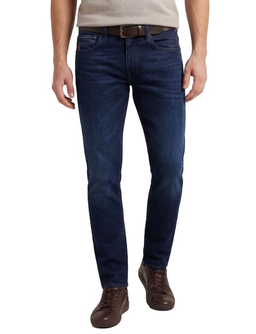 jeans Replay Grover donkerblauw normale fit effen denim - Image 1
