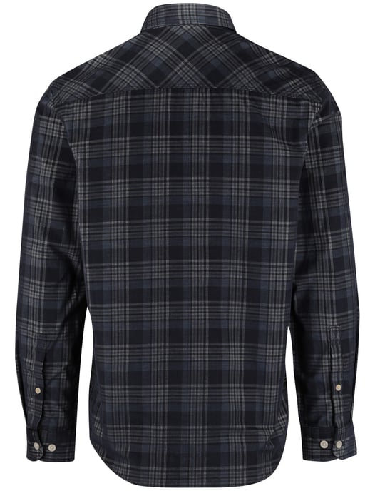 Camel Active Overhemd blauw wit geruit button-down collar - Image 2