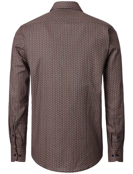 casual overhemd Casa Moda bruin - Image 2