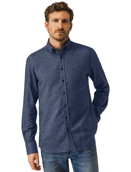 casual overhemd State of Art blauw - Image 1