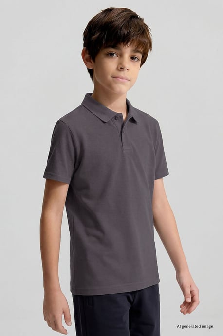 Heren Katoenmix T-shirt - Image 4