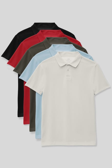 Heren Katoenmix T-shirt - Image 1