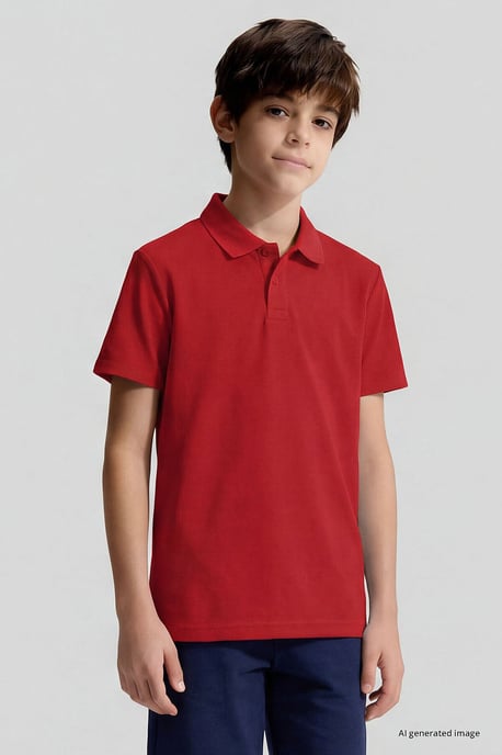 Heren Katoenmix T-shirt - Image 4