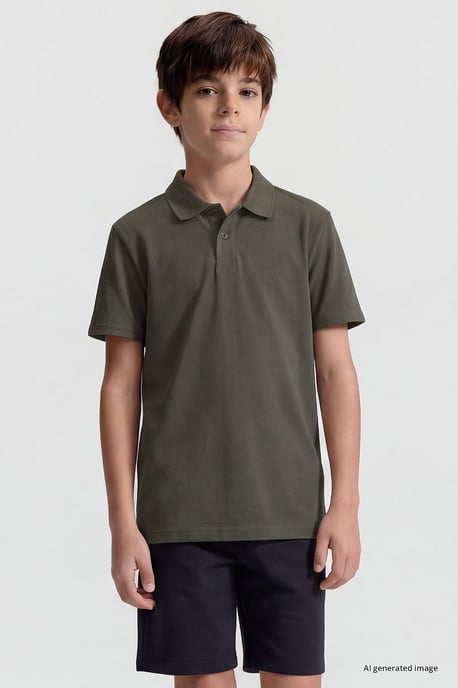 Heren Katoenmix T-shirt - Image 6