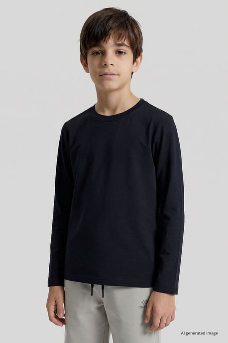 Heren T-shirt van katoen en elastaan - Image 2