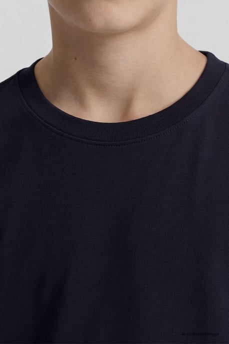 Heren T-shirt van katoen en elastaan - Image 4