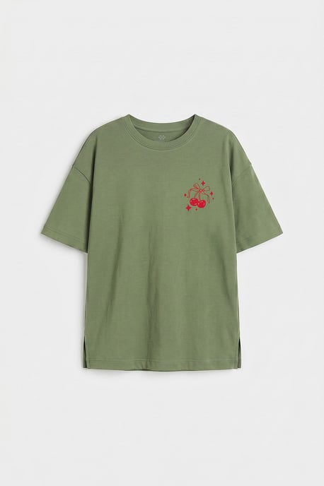 Jeugd Katoen Elastaan T-Shirt - Image 4