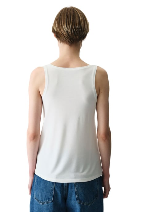 Mouwloze Tricot Body met U-hals - Image 2