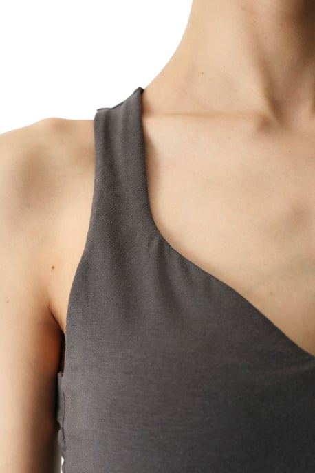 Mouwloze V-hals Rugloze Tanga Bodysuit - Image 3