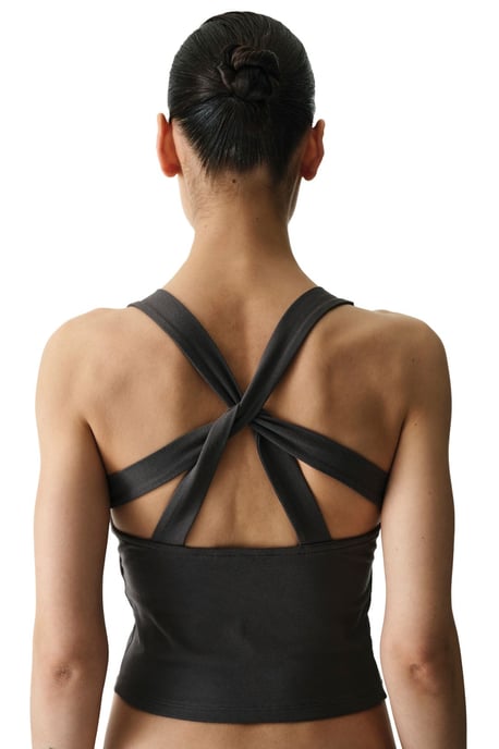 Mouwloze V-hals Rugloze Tanga Bodysuit - Image 4