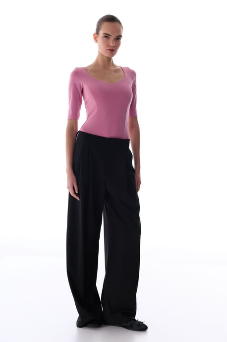 Strapless Fitted Gebreide Bodysuit - Image 4