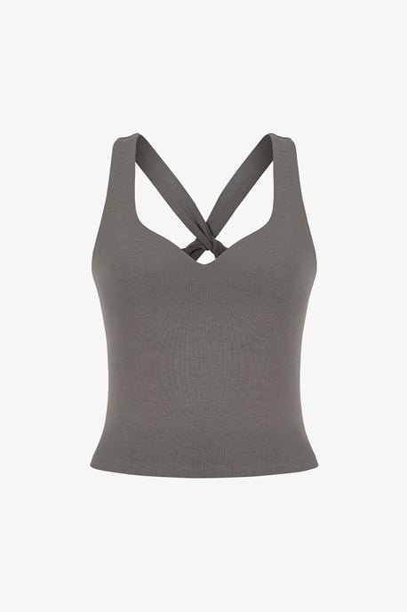 Mouwloze V-hals Rugloze Tanga Bodysuit - Image 6