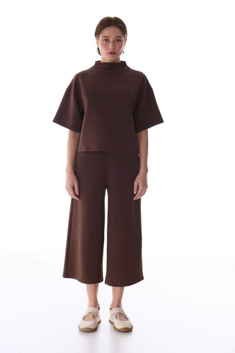 Oversized Gebreid Romper Met Ronde Hals - Image 3