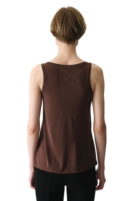 Mouwloze Brei Bodysuit Met U-Hals - Image 2