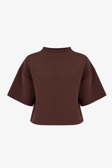 Oversized Gebreid Romper Met Ronde Hals - Image 6