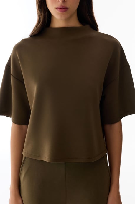 Oversized Gebreide Bodysuit Met Ronde Hals - Image 3