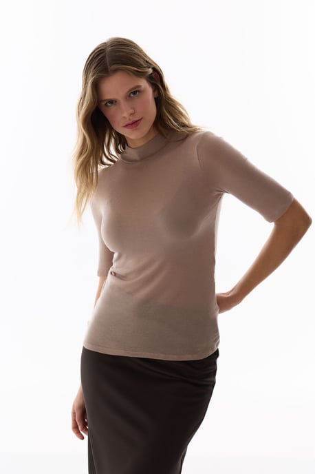 Polo Hals Brei Bodysuit - Image 4
