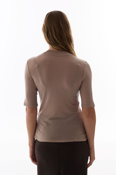 Polo Hals Brei Bodysuit - Image 6