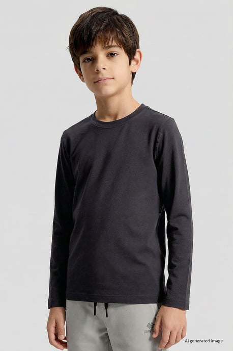 Heren T-shirt van katoen en elastaan - Image 3