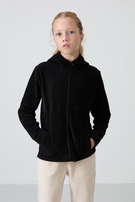 Jeugd Unisex Hoodie met Rits - Image 3