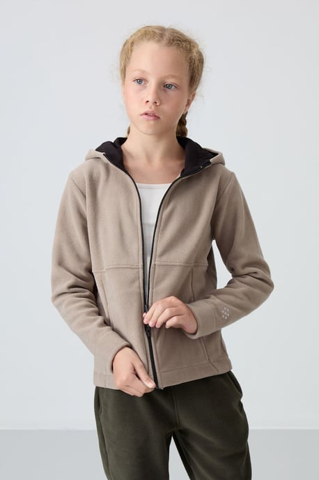 Jeugd Unisex Hoodie met Rits - Image 1