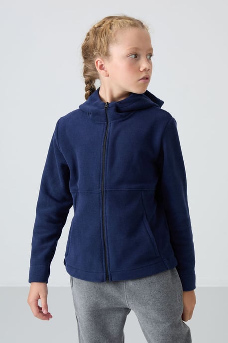Jeugd Unisex Hoodie met Rits - Image 4