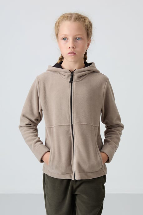 Jeugd Unisex Hoodie met Rits - Image 4