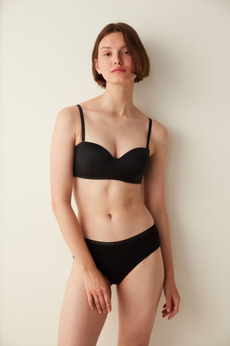 Midden-heup Katoenen Jersey Hipster Slip - Image 2