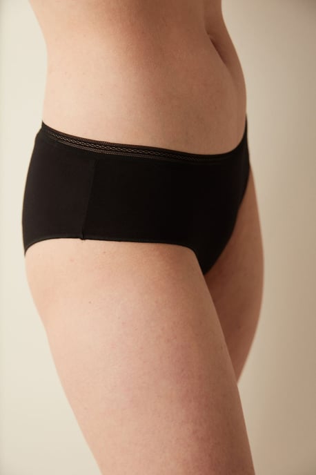 Midden-heup Katoenen Jersey Hipster Slip - Image 3