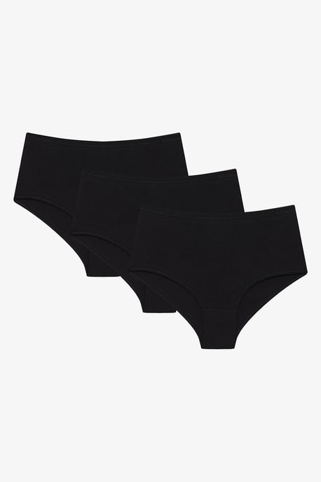 3-Pack Hoge Taille Katoenen Onderbroeken - Image 1