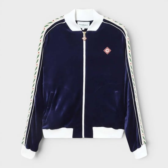 Casablanca Laurel Track Top Marineblauwe Jassen - Image 1