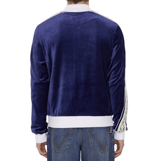 Casablanca Laurel Track Top Marineblauwe Jassen - Image 4