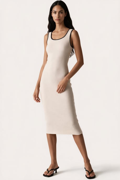 Dames Midi Jurk - Image 4