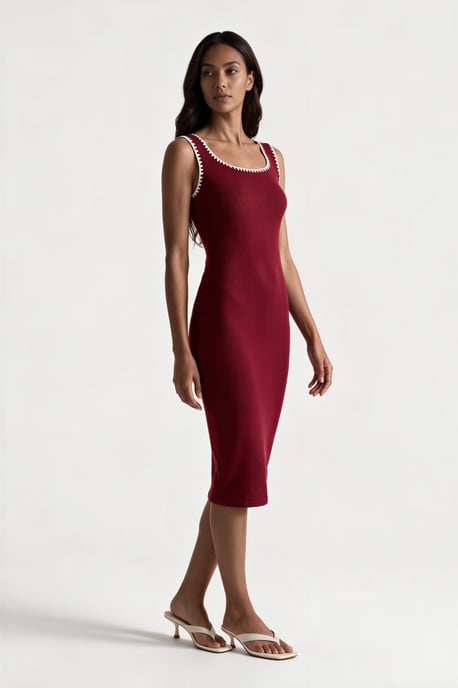 Dames Midi Jurk - Image 2