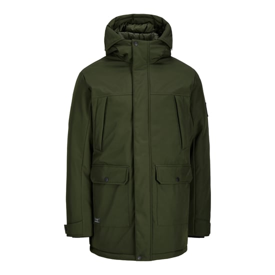 Jack & Jones Jas winter Finn Softshell Parka Groen - Image 1