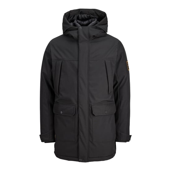 Jack & Jones Jas winter Finn Softshell Parka Zwart - Image 1