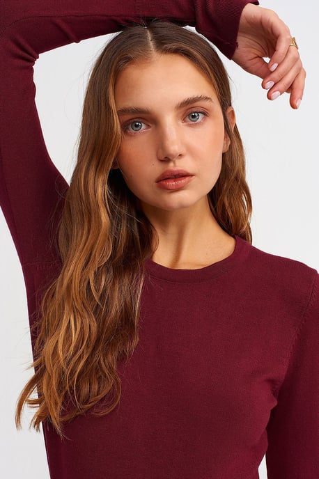 Geribbelde Crew Neck Slim Fit Trui - Image 4