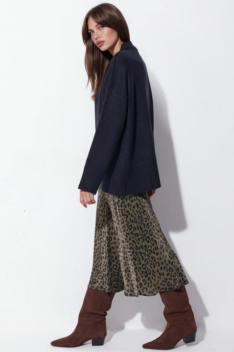 Geribbelde V-hals Knopen Cardigan - Image 3