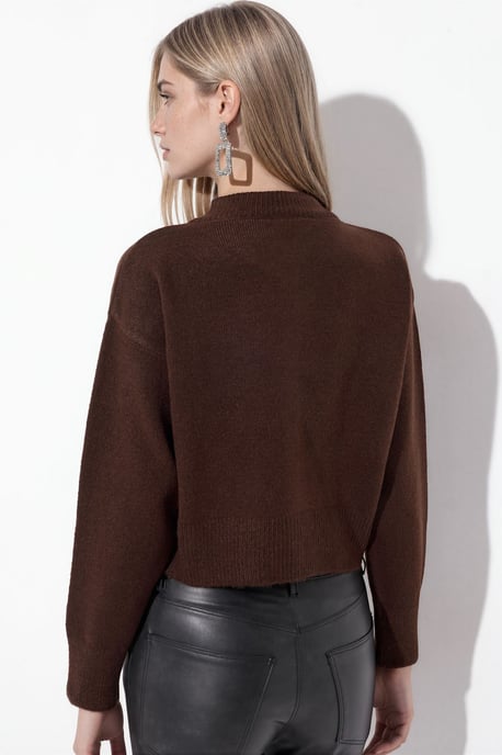 Korte Geribbelde Cardigan met Knopen - Image 3