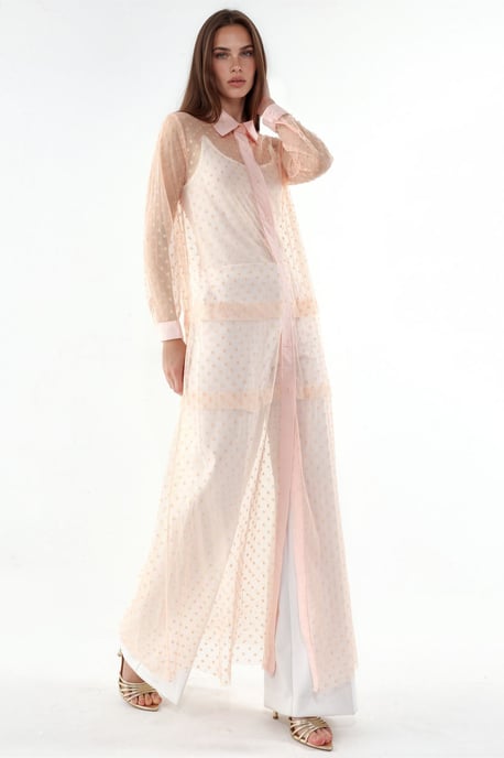 Maxi Polka Dot Chiffon Strandlaken - Image 2
