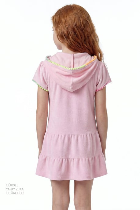 Jeugd Mini Gebreide Kaftan Cover-Up - Image 2