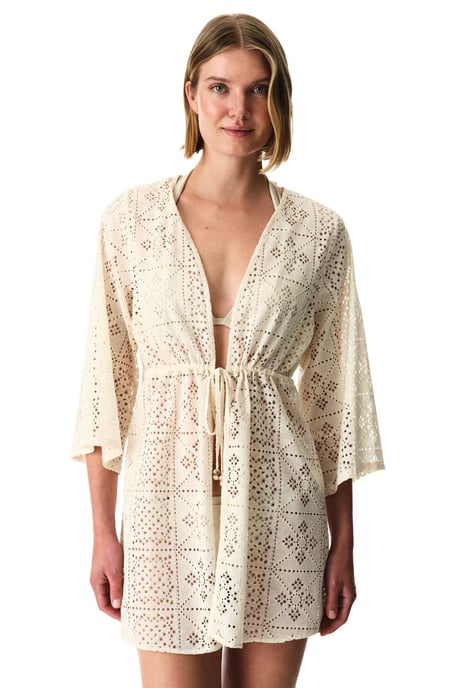 Oversized Kanten Midi Cover-Up - Image 1