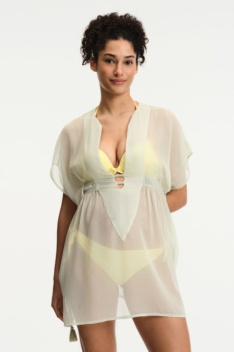 Mini Geweven Strand Kaftan - Image 1